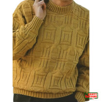 All Match Knitted Sweater, Men's Casual Warm Mid Stretch Mock Neck Pullover Sweater For Men Fall Winter